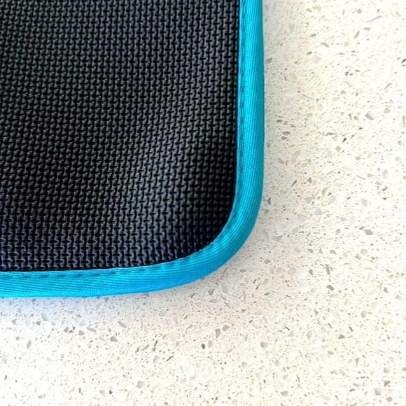 NWOT Pot Holder With Pocket Trying to Earn Brownie Points Turquoise Hot Pad - Picture 7 of 11